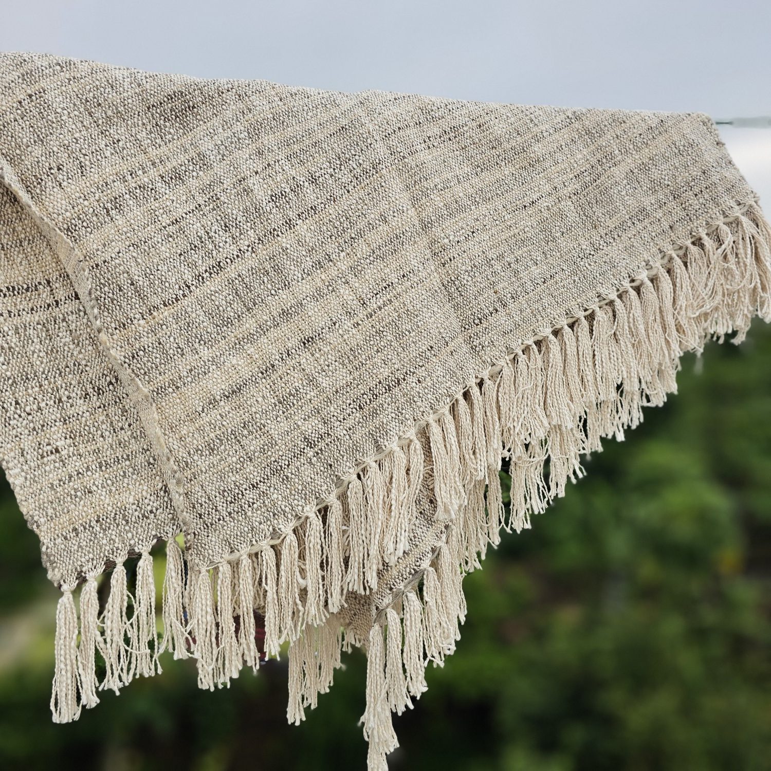 Cotton Wool Silk Blended Throw Blanket-1 (46)