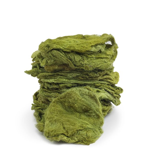 Eri Silk Herbal Dyed Handmade Fiber Roving